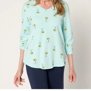 Cuddl Duds Cottonwear+ Dose of Sunshine Tee